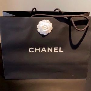 Chanel Gift Black & White Bag